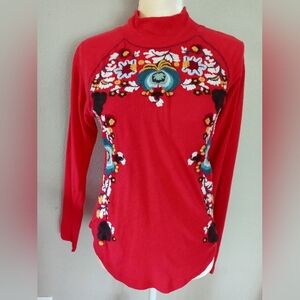 Free People Disco Rose top Medium